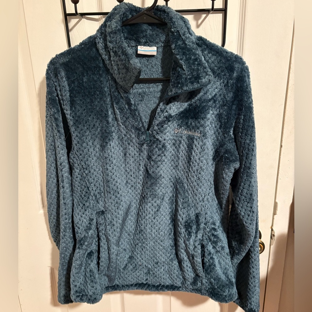 Columbia Blue Fleece Pullover